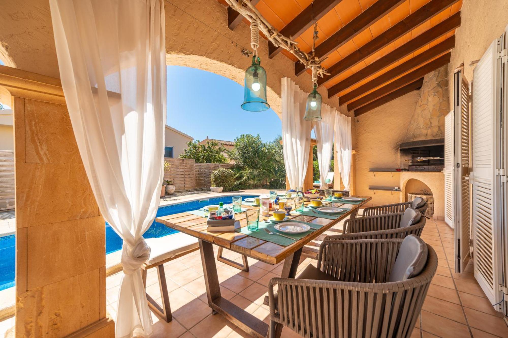 סון סרה דה מרינה Villa Son Serra, Pool And Chill Out Close To The Beach מראה חיצוני תמונה